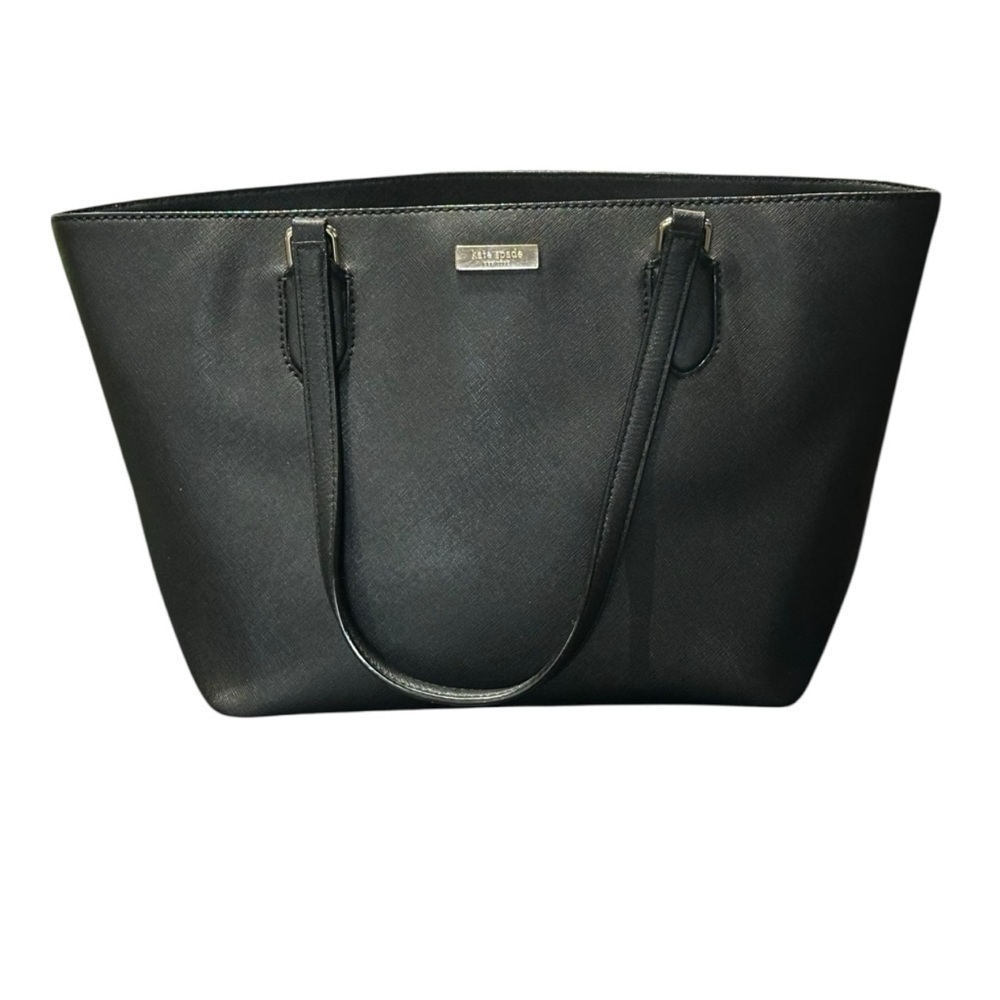 Kate Spade New York Laurel Way Dally Tote Bag in black saffiano leather - Picture 2 of 15